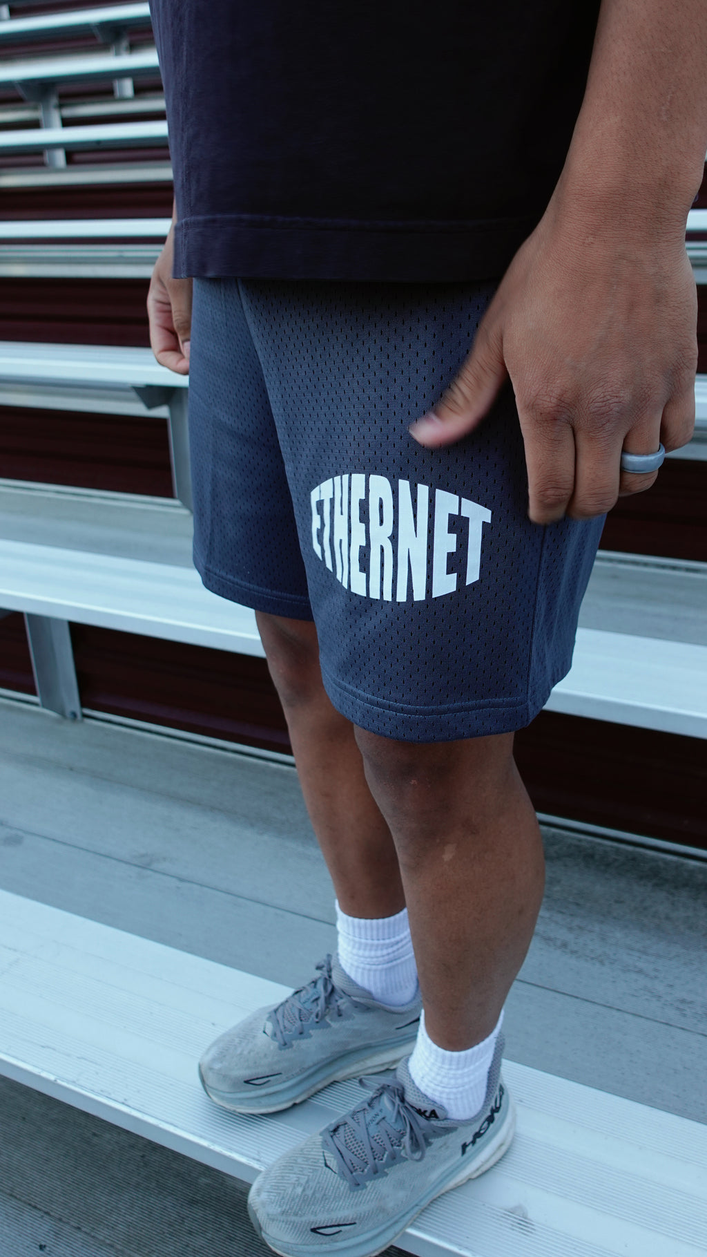 ETHERNET MESH SHORTS - GREY
